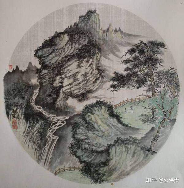 淄博知名山水画家郭强作品