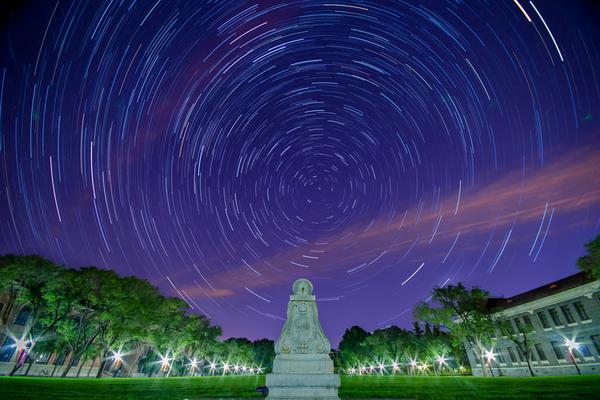 (星轨,众星拱极)