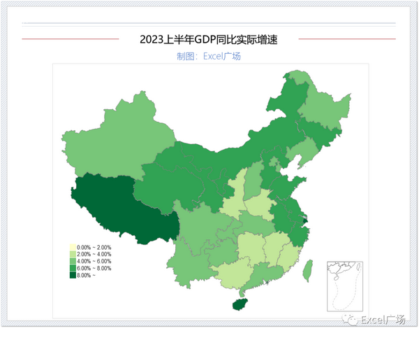 全国各省GDP最新数据地图出炉，信息量有点大... - 知乎