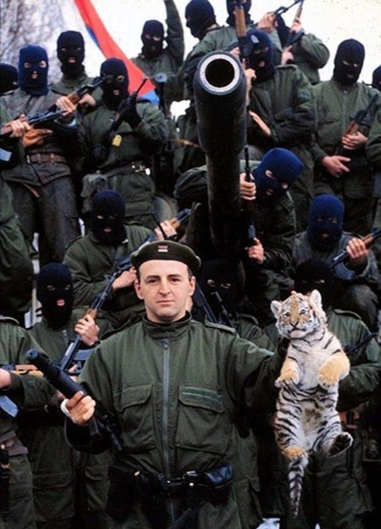 内战,波黑是南斯拉夫解体出来的一个国家,主要是三股势力:塞尔维亚族