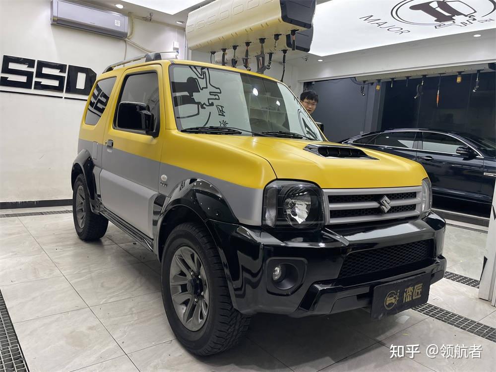 铃木吉姆尼双拼贴膜改色案例