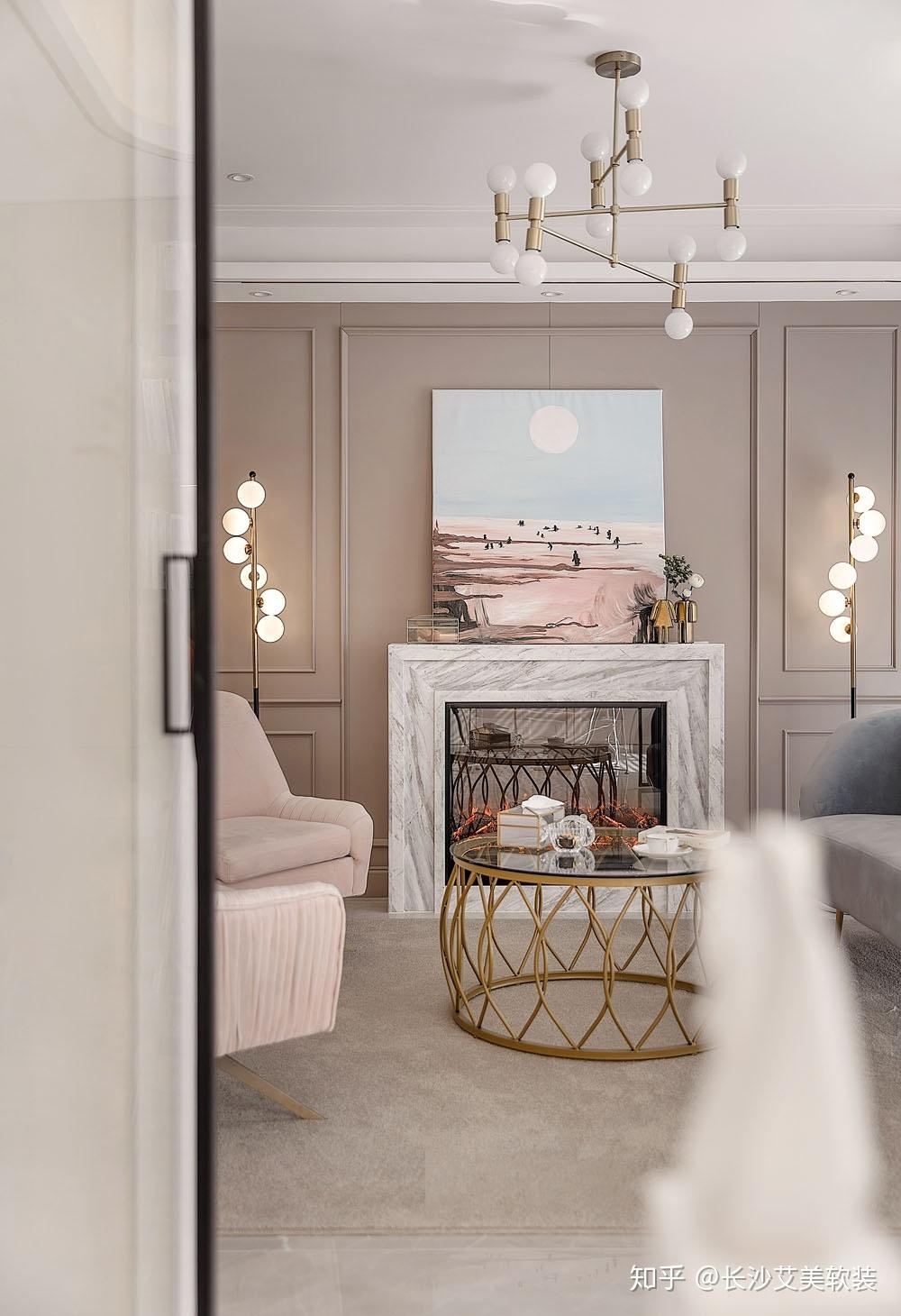 180㎡现代轻奢风格软装设计年轻人的极致追求