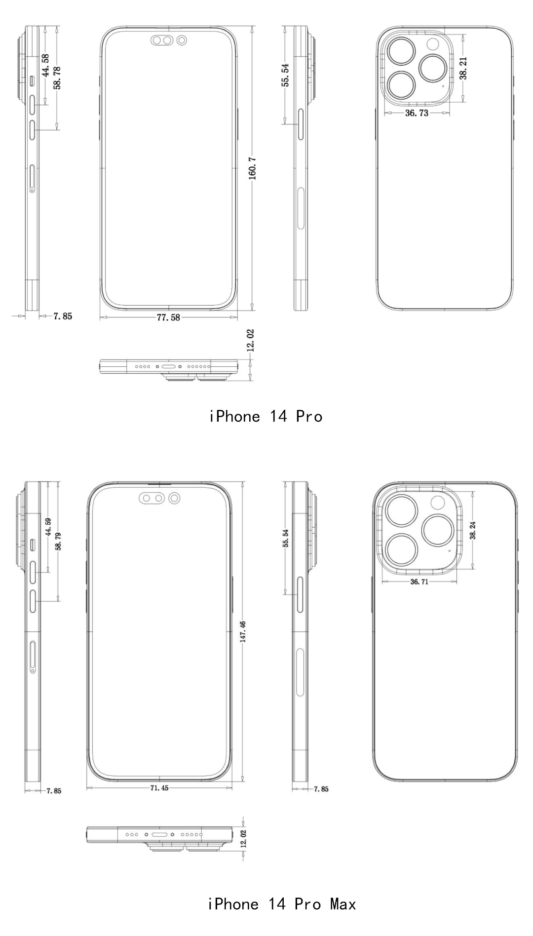 2021年高端智能手机销量苹果位列第一iphone14pro系列外观设计图曝光