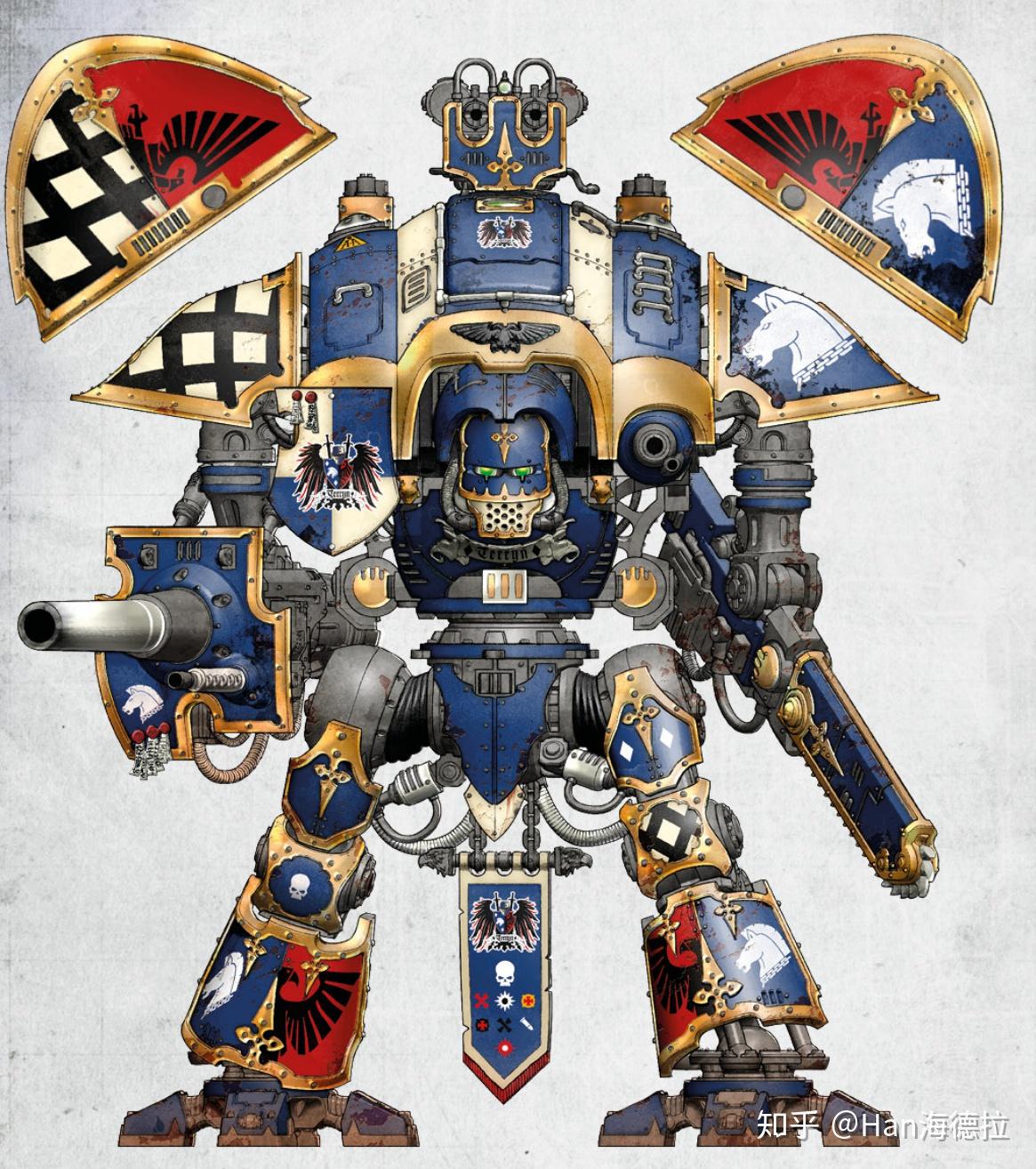 战锤40kcodex泰坦骑士军书试译2帝国骑士泰林家族