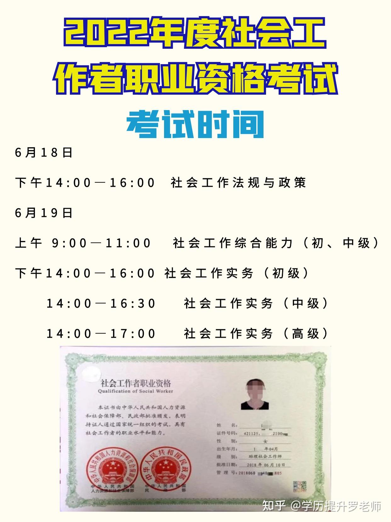 因此不管是已在职或者有意向社工岗位发展,报考社会工作者职业水平