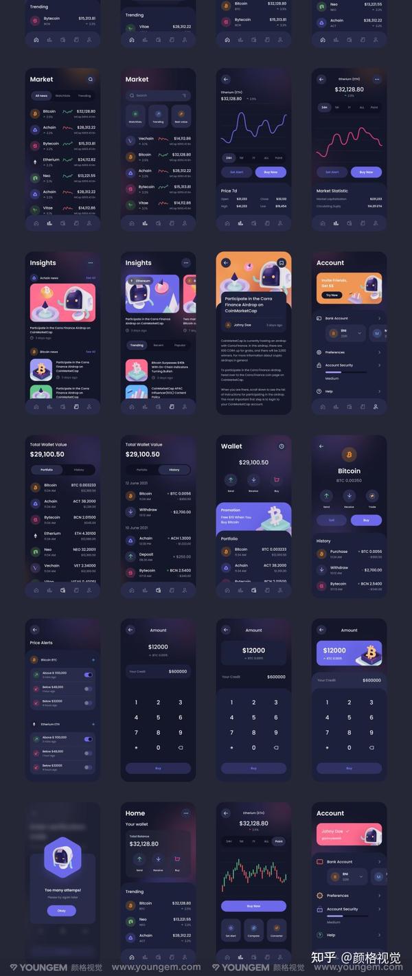 UI8上优秀的app界面&网页ui设计模板案例欣赏 - 知乎