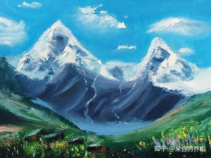 超逼真油画笔刷36款ps油画厚涂肌理笔刷62款