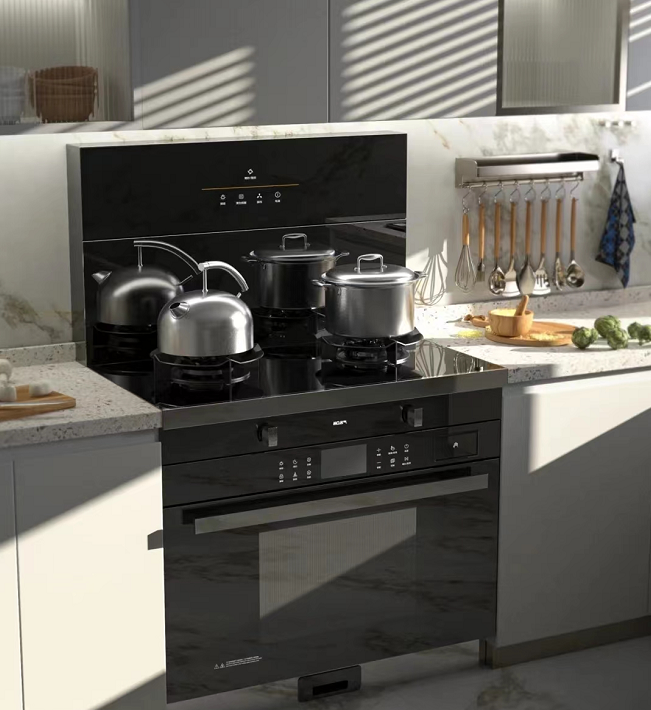 初期代表性产品:下排集成厨电