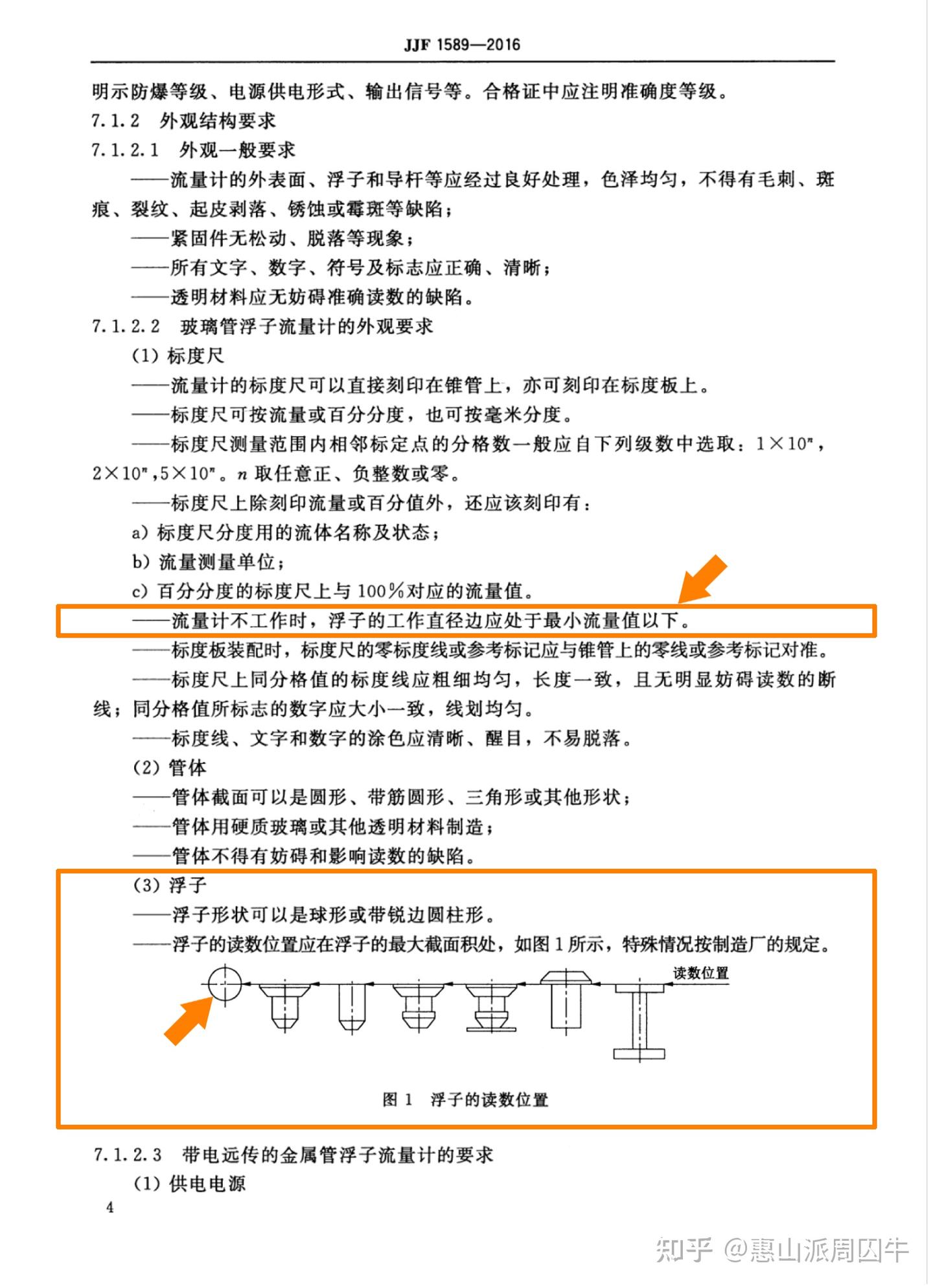 球形浮标氧气流量表的读数应以球心横截面为准 - 知乎