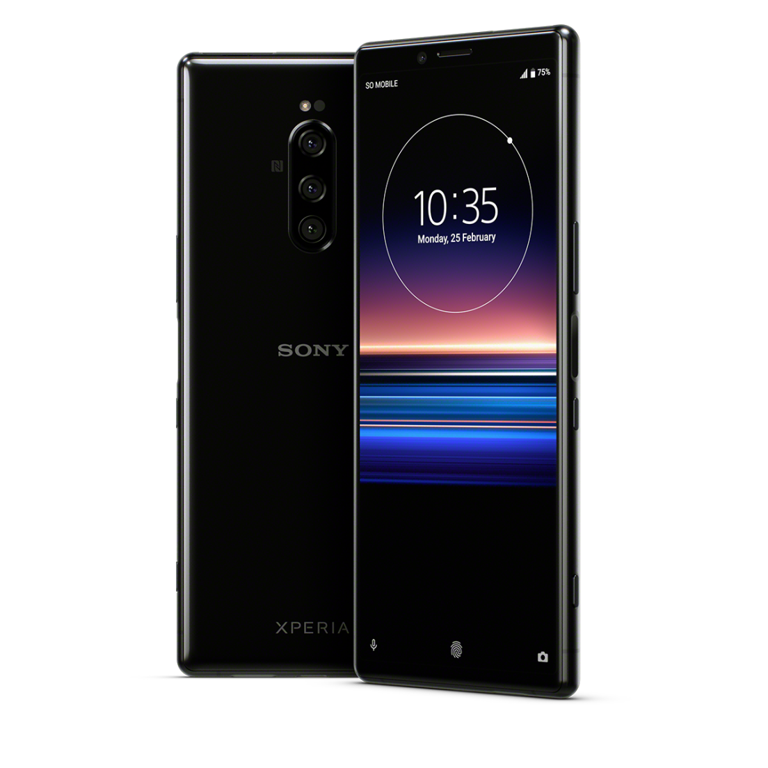 xperia 1是全新的外观,相信第一次拿到手的小伙伴都被这细长的带鱼屏