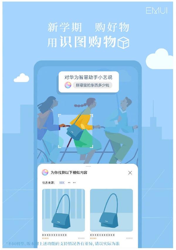 快问问小艺: "屏幕里的东西多少钱" , 识图就能购物,打开新世界.