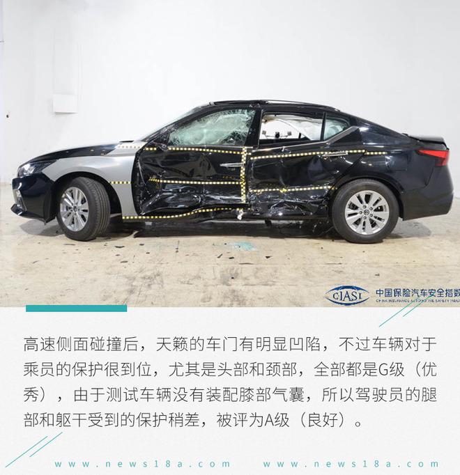 "移动大沙发"中保研碰撞 天籁安全系数超豪华车