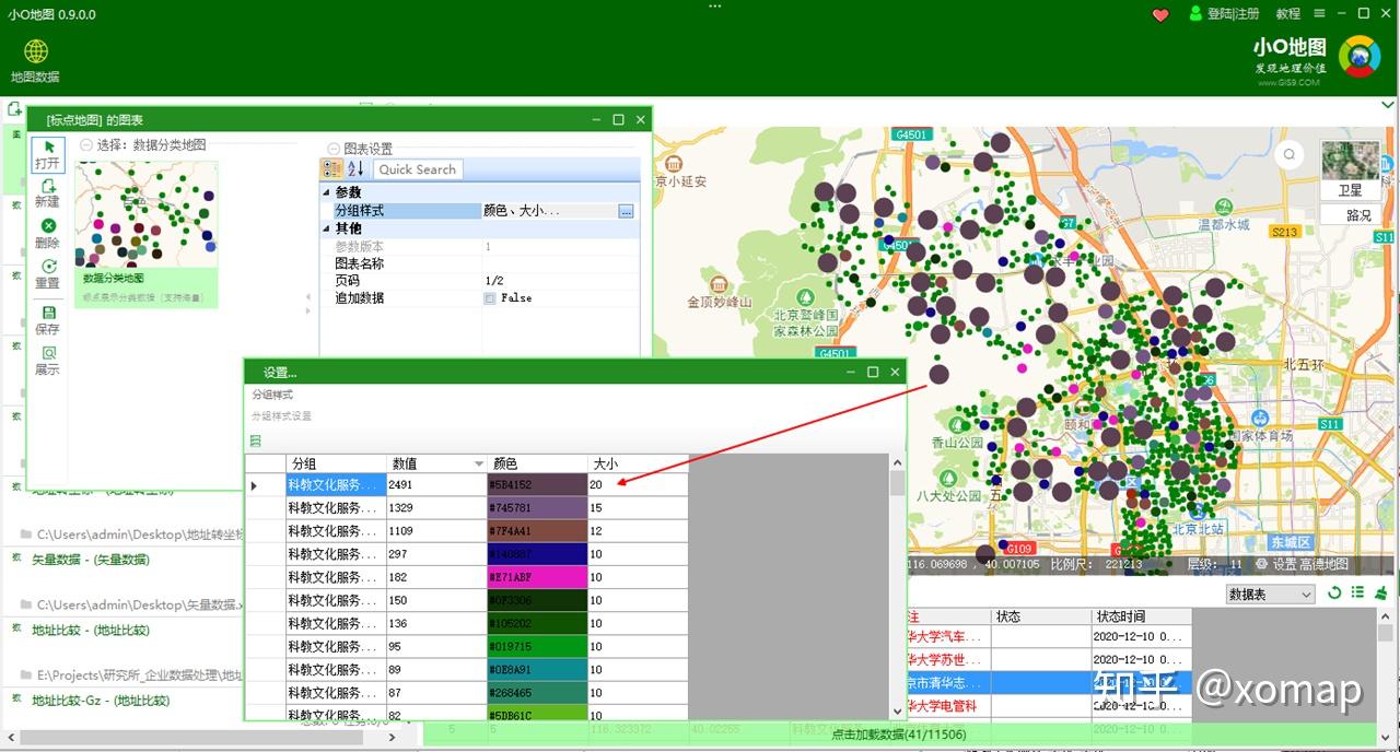 選擇上述按鈕,彈出創建圖表的嚮導,選擇可創建的圖表.