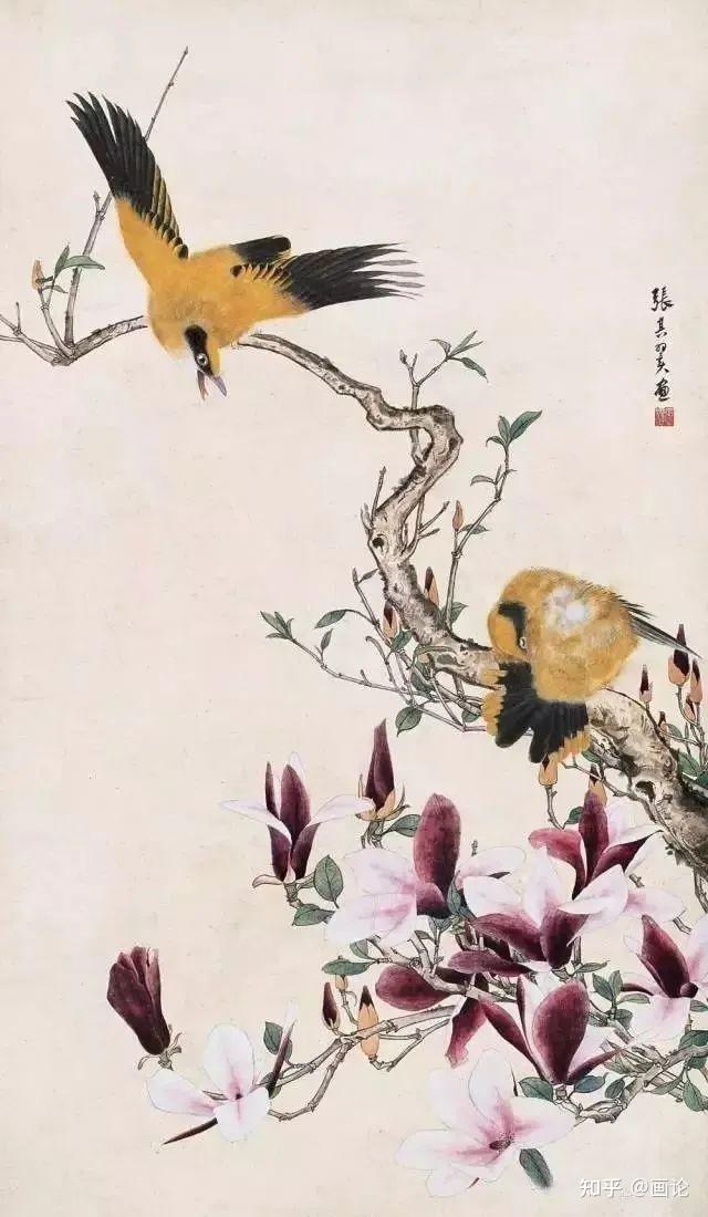 历代名家笔下的玉兰花,美不胜收 - 知乎