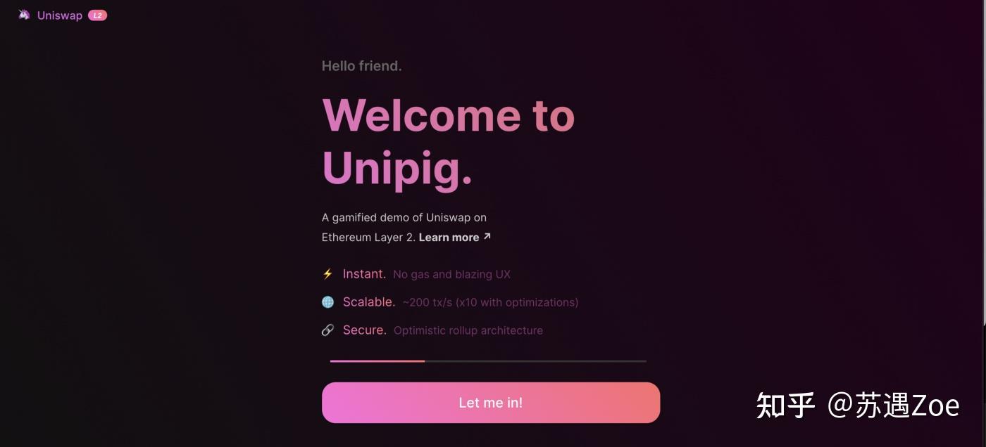 在2019年的devcon v上,我们与uniswap合作建立了uni