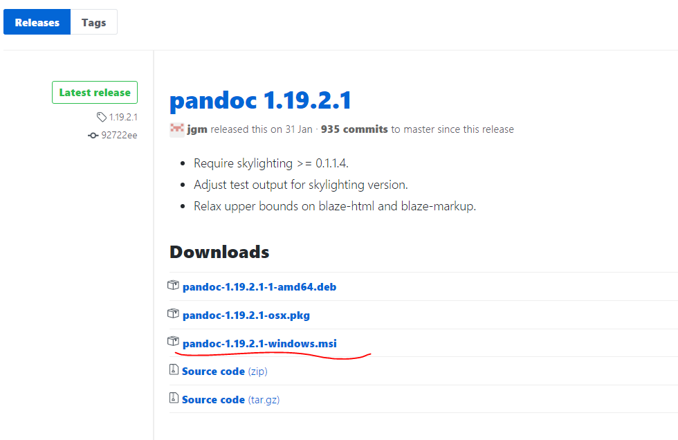 download rmarkdown
