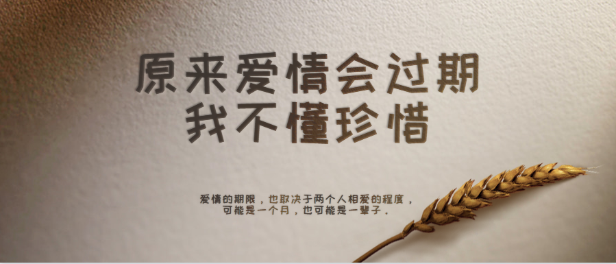 原来爱情会过期我不懂珍惜