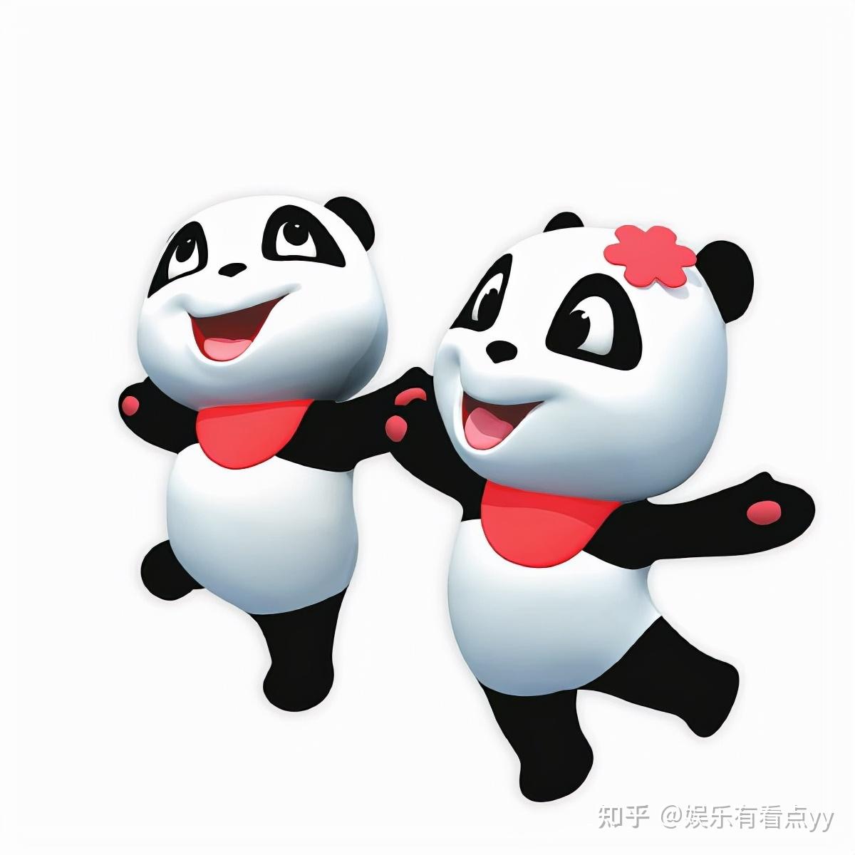 奥运熊猫晶晶图片