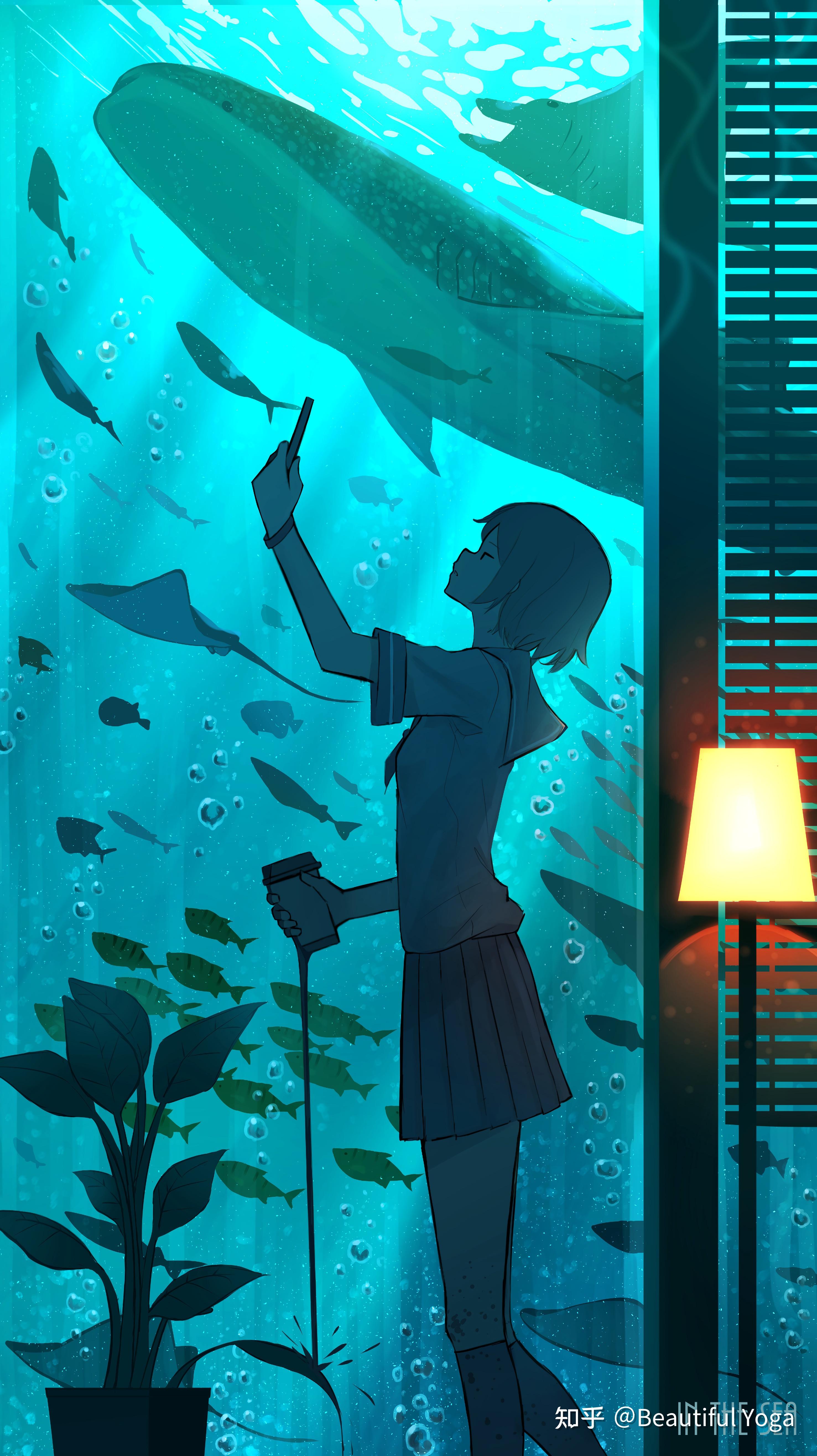 手机超清无水印全面屏壁纸合集动漫美女日系简约风格都有