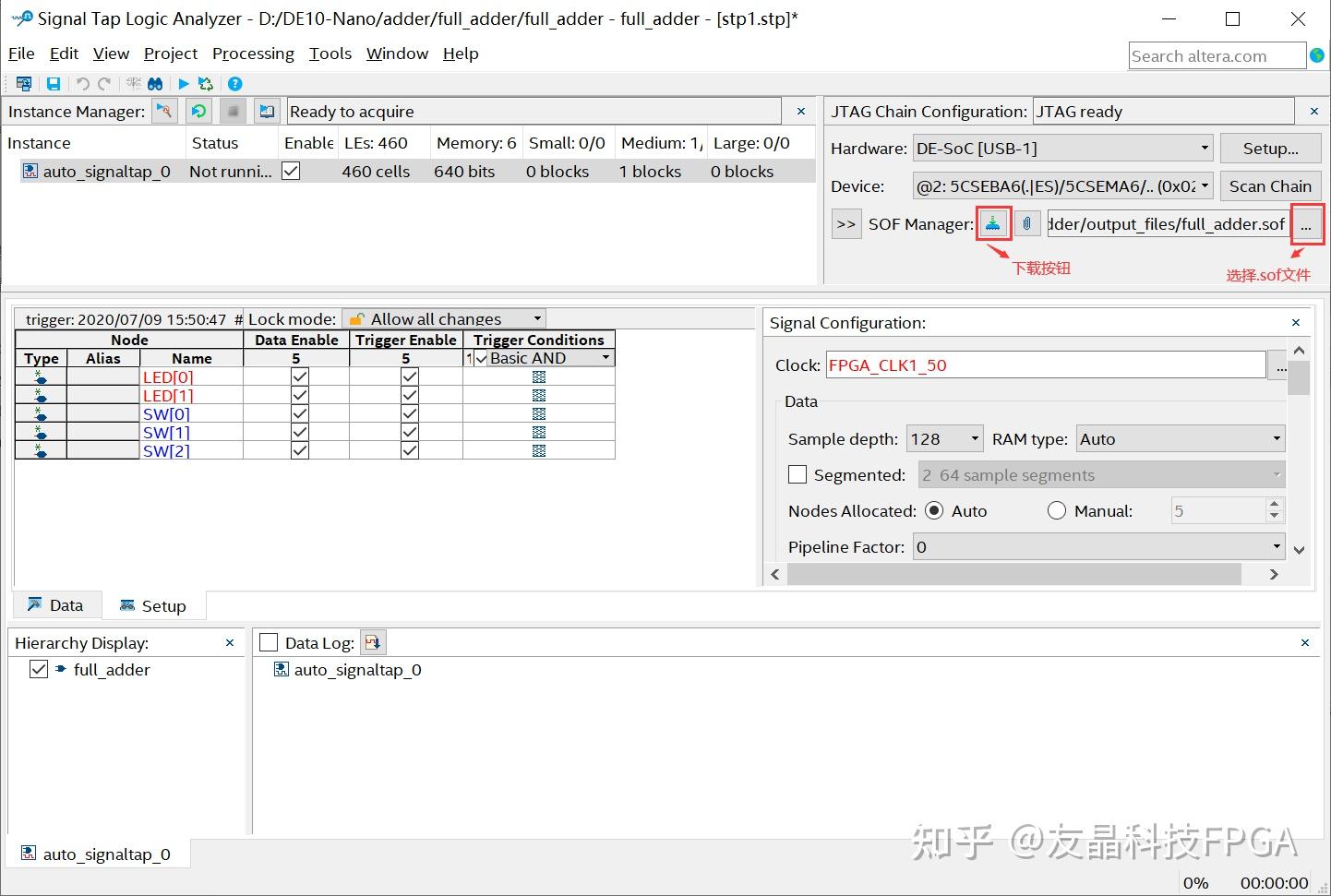 Signal Tap Logic Analyzer使用讲解 知乎