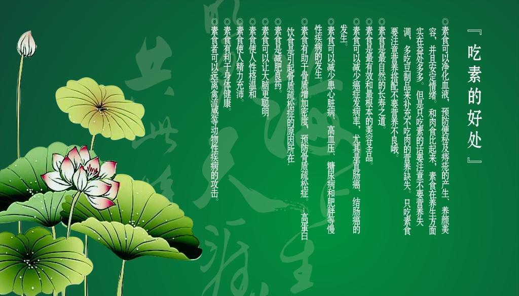吃素不仅是最好的放生更是最好的养生