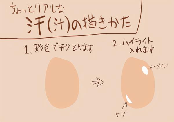 动漫汗水汗珠怎么画?教你绘制皮肤上汗水的画法教程! - 知乎