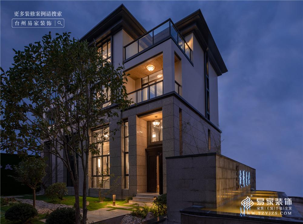 易家实景案例台州金桥华庭别墅新中式将风雅设计造一处桃花之源