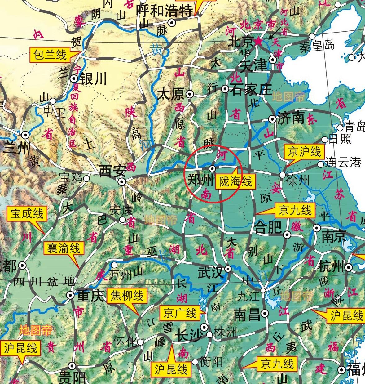 河南省地图,安徽与河南交界地图 - 伤感说说吧