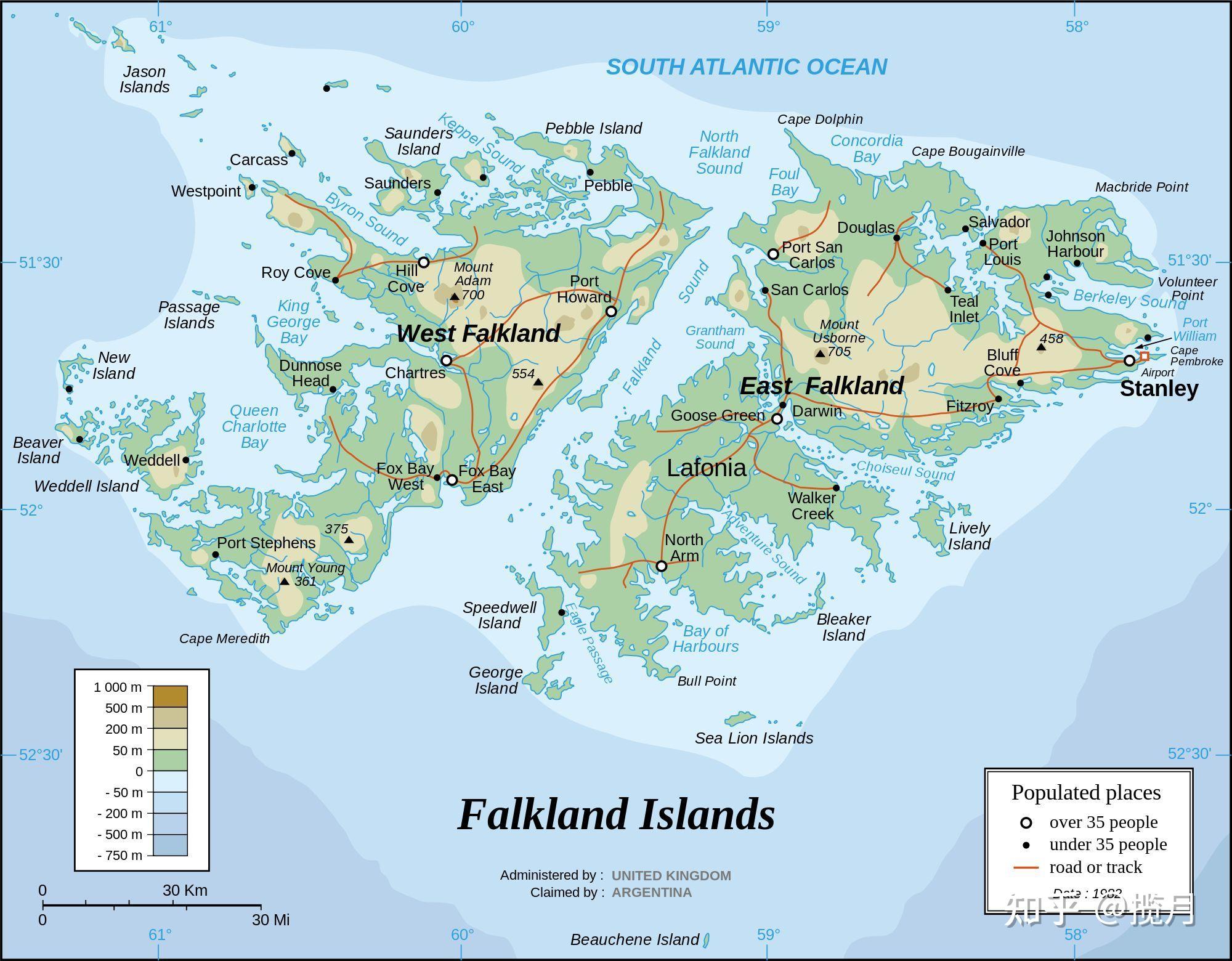 世界所有岛屿地图图片