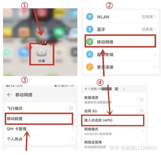 物联流量卡网速慢？教你设置手机APN，移动联通电信均可设置！ - 知乎