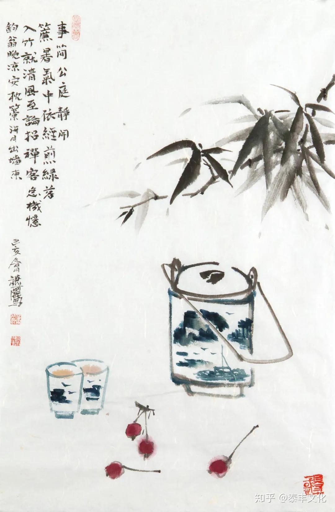 水墨禅意丨淡雅笔墨,绘尽国画独特禅意境界