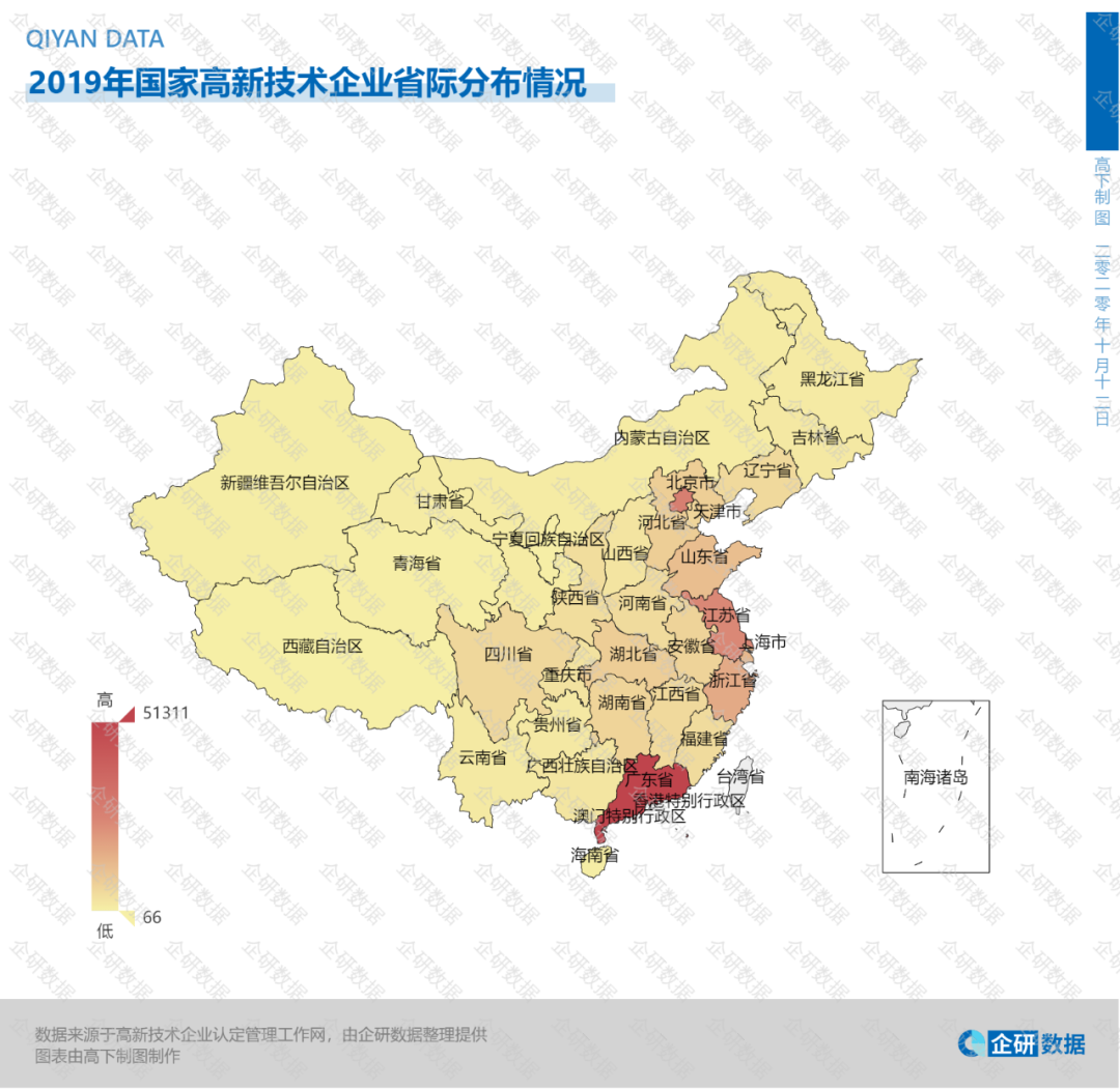 中国高新技术产业分布图片