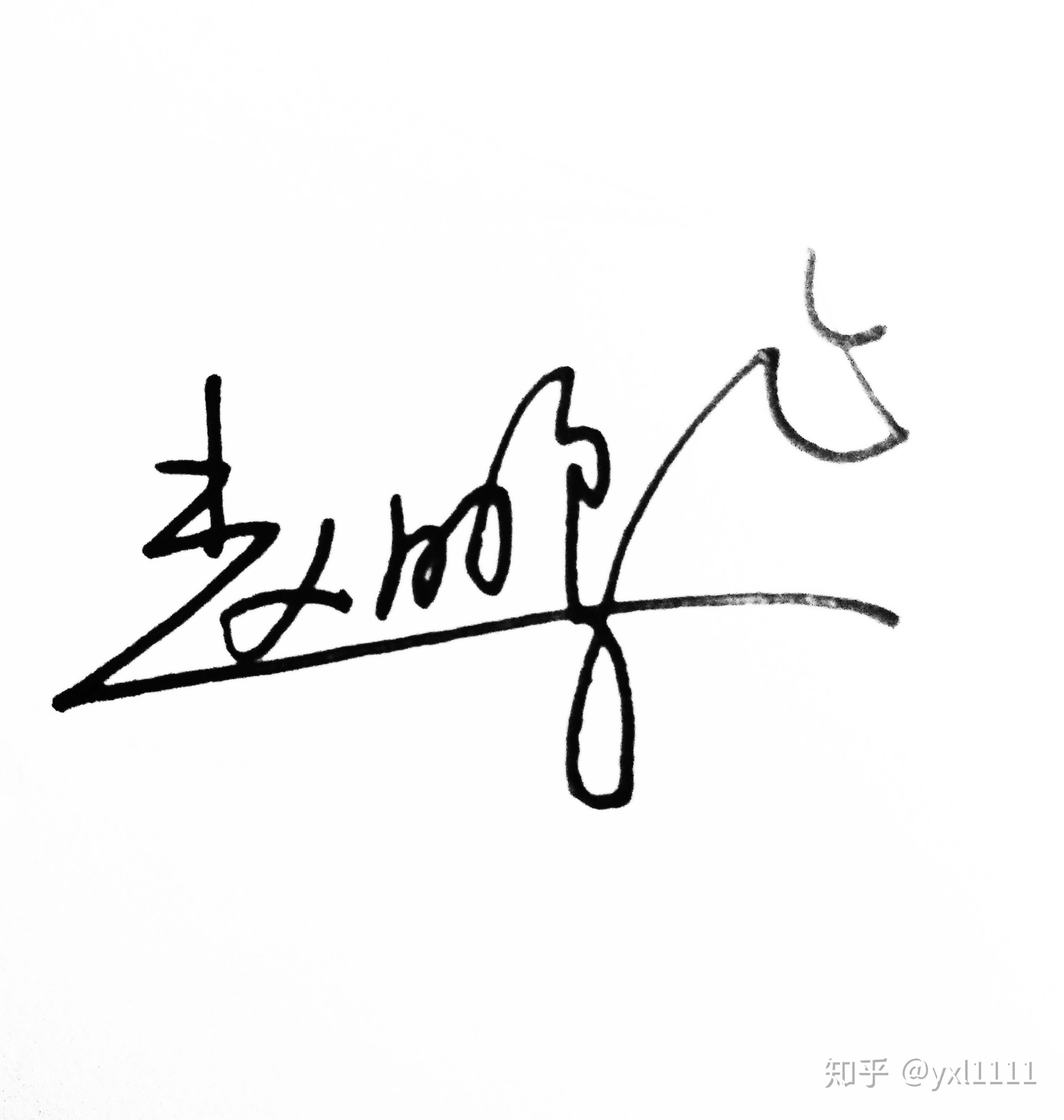 赵鹏飞,该怎样设计签名,才能简洁大气?