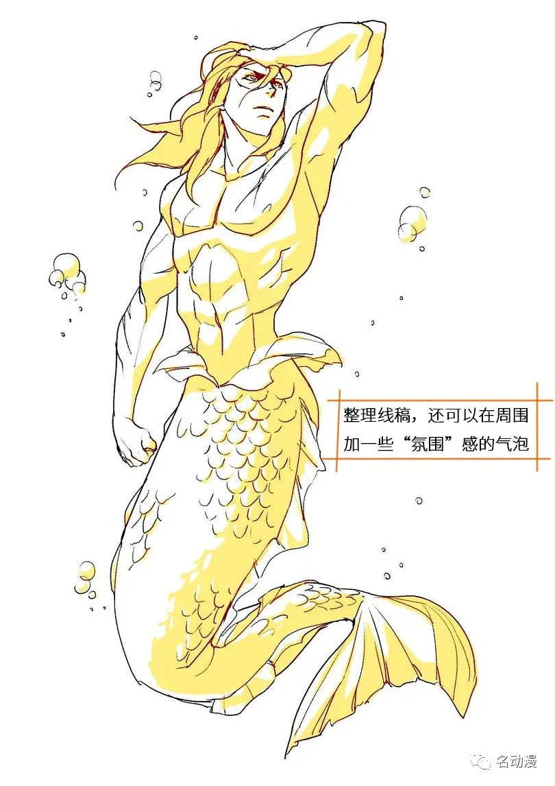 每日一练美人鱼你见过了男人鱼你画过么