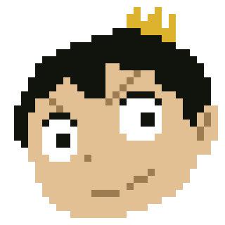 1,首先画出剪影新建32x32像素新文件,画出剪影.不太准确也没关系.