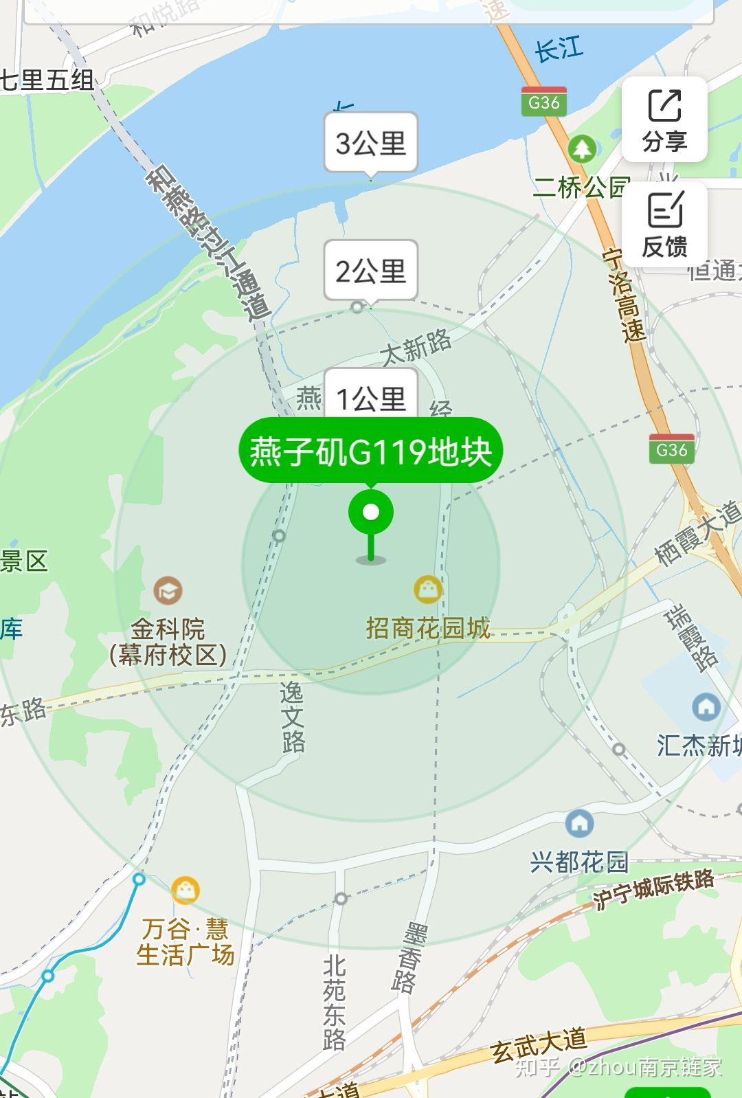 南京燕子矶地图图片