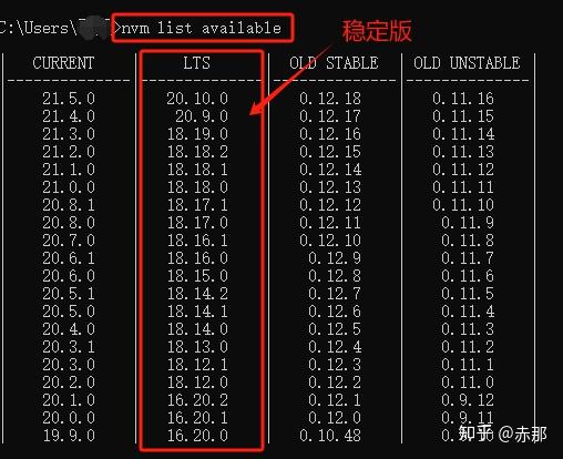 nvm list available报错could not retrieve https:... nvm的windows安装及使用 - 知乎
