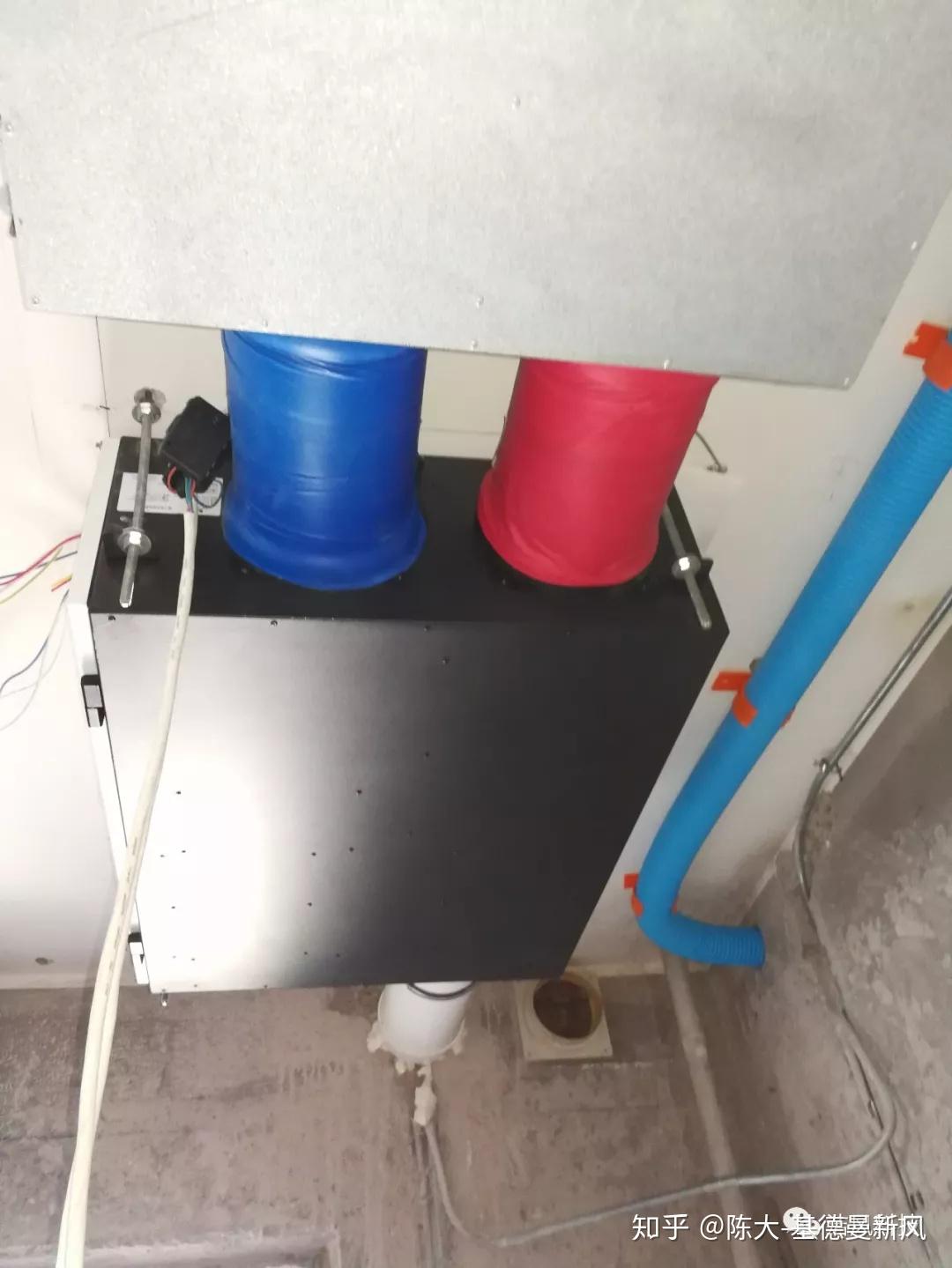 全热交换器配合章鱼式pe管安装案例二