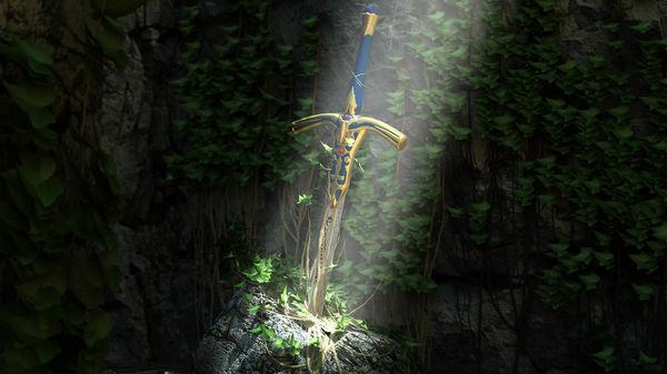 亚瑟王手中的那把剑并非凡品,而是传说中的王者之剑——石中剑.