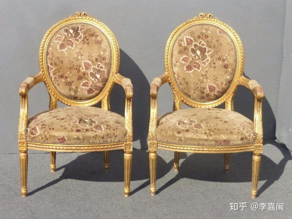 法国国王路易十六时期的椅子新古典主义18世纪,中产阶级和上层阶级