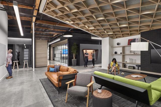 硬朗工业风加州硅谷科技公司办公设计欣赏