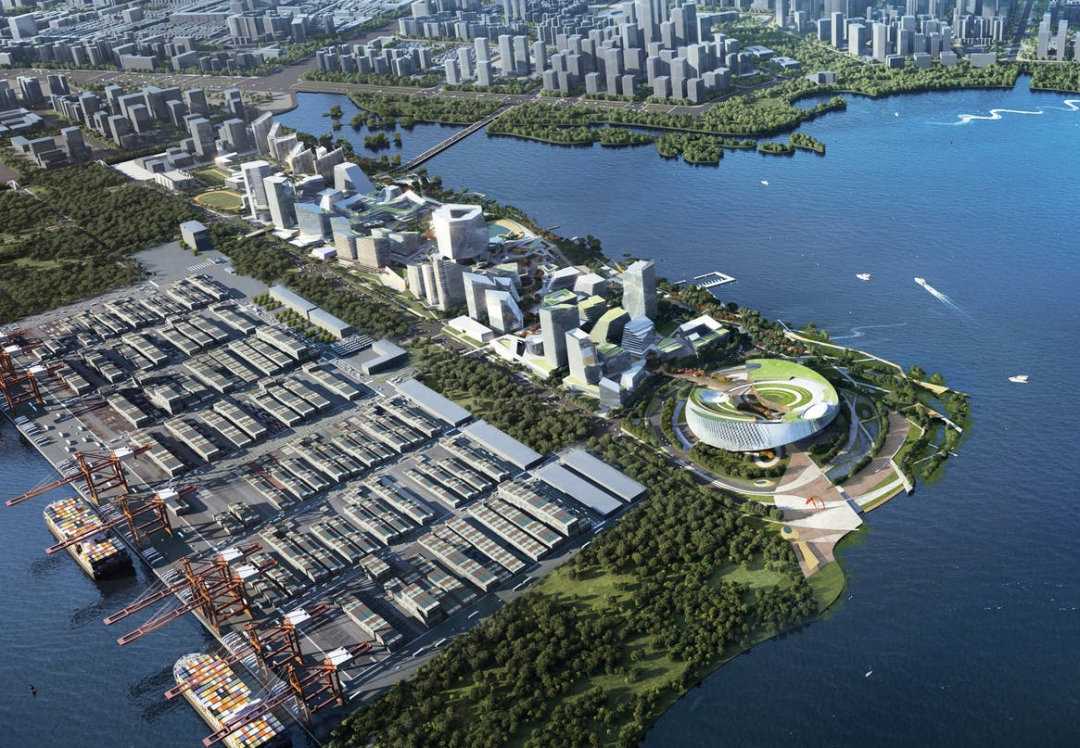 腾讯全球总部企鹅岛雏形初现