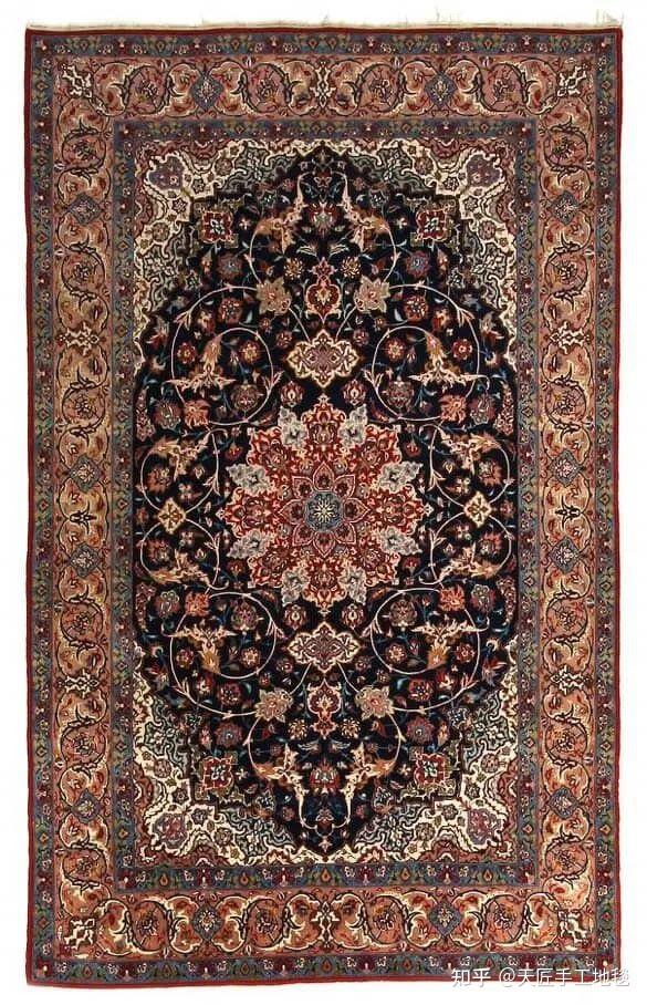 波斯地毯图案在这大的"波斯风格"之下,还有多种不同类式,每个类式又都