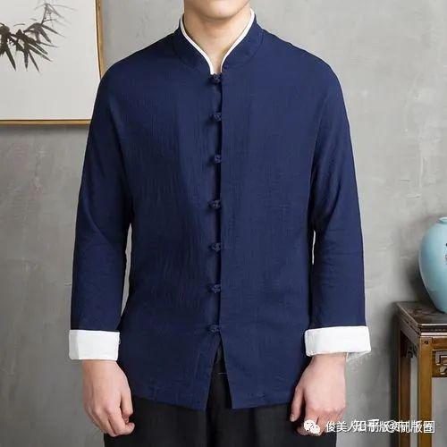 男士中式对襟上衣纸样裁剪图 - 知乎