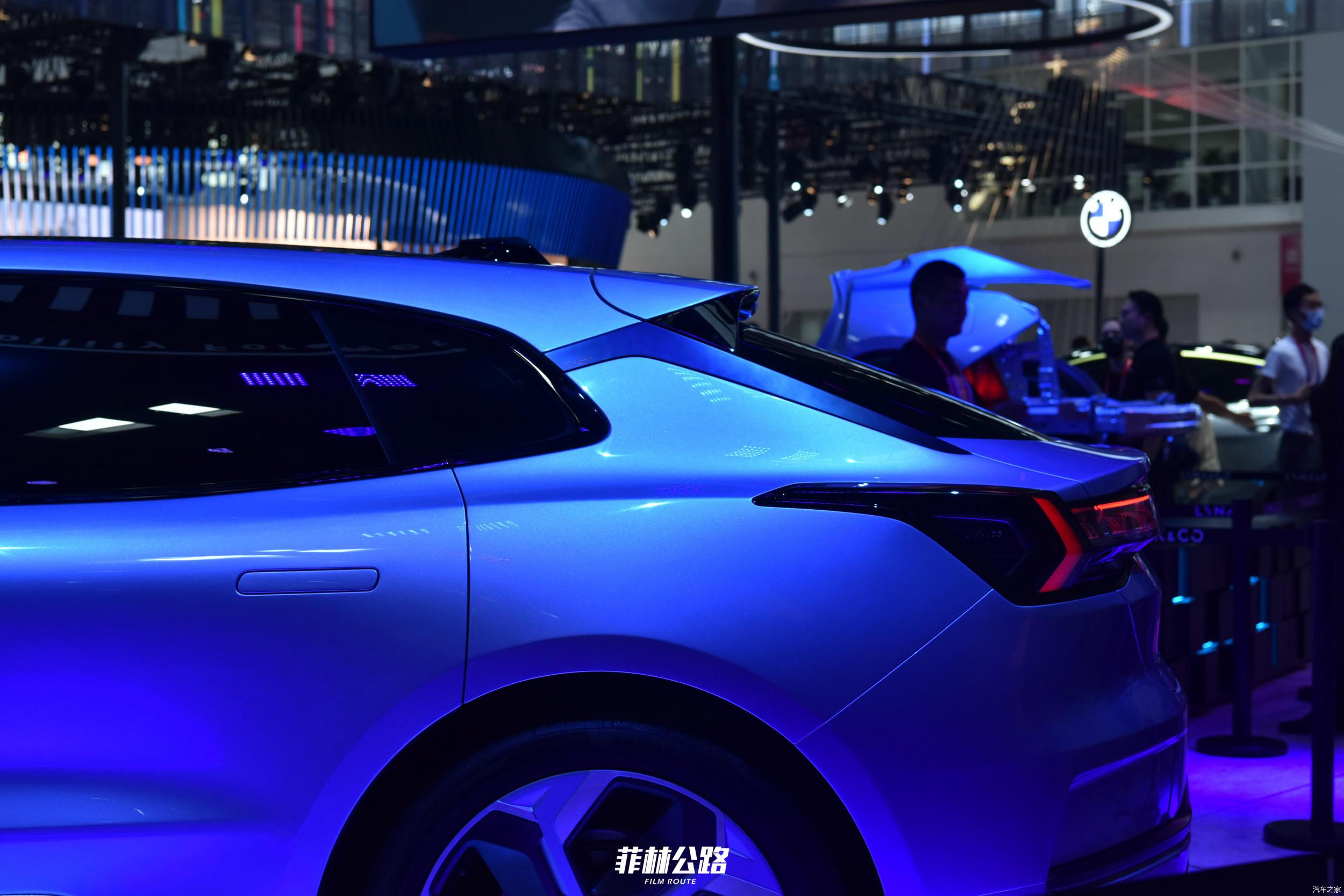 新车实拍菲林公路2020北京车展报道领克zeroconcept