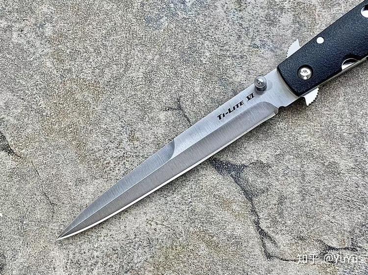 冷钢26sxp6zyextilite剑鱼zytel柄快速单手折刀