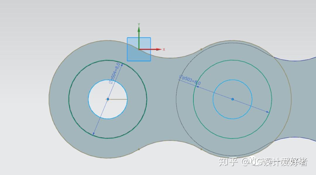 ugnx绘制一条自行车链条这个方法还真可以