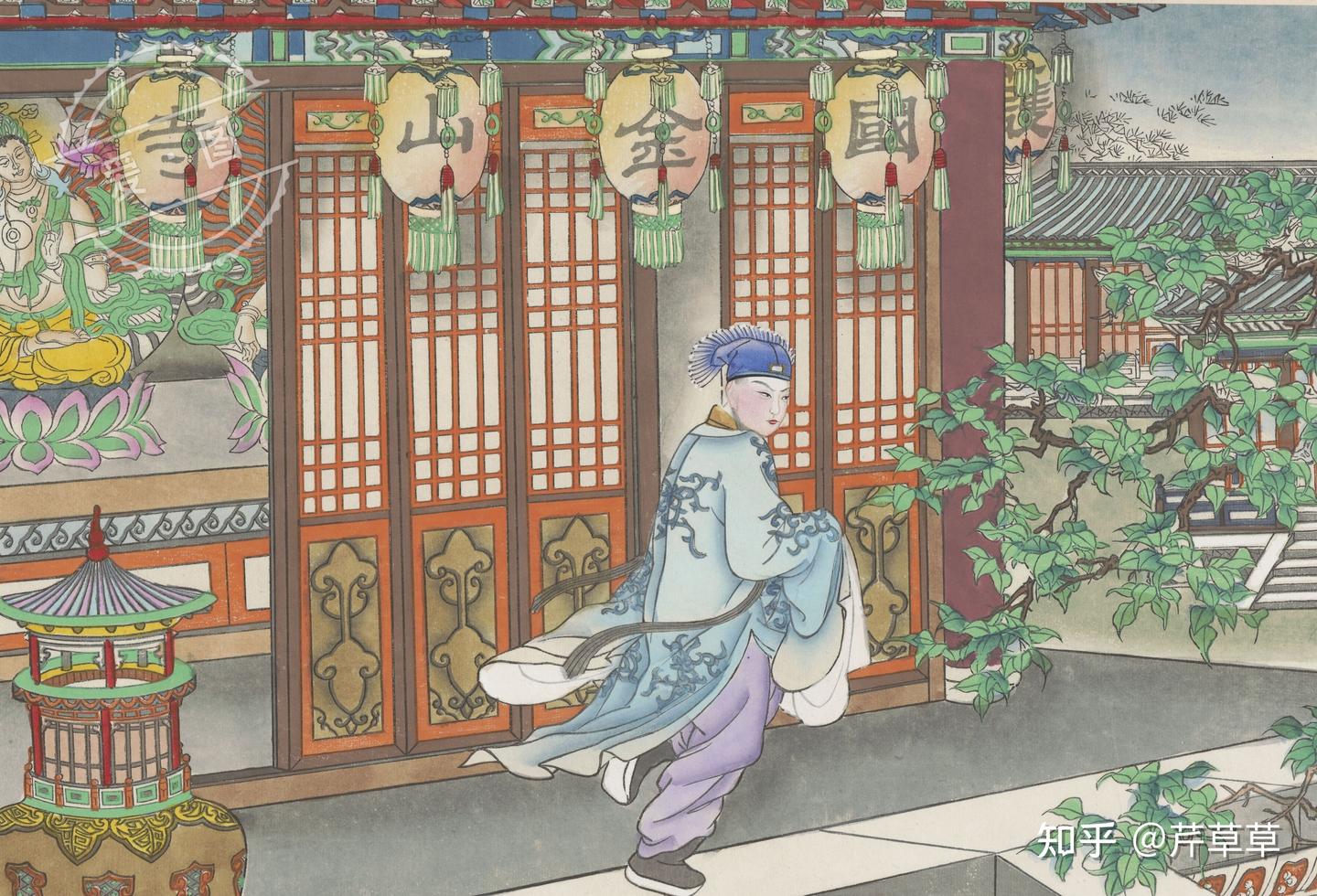 天津荣宝斋印绘《白蛇传》年画册- 知乎