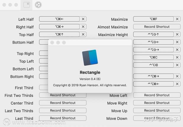 Rectangle——窗口管理工具 - 知乎