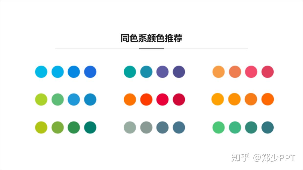 PPT制作中的颜色搭配原则是怎样的？ - 知乎